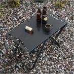 超軽量4折りたたみタクティカルテーブル - アウトドア活動、旅行、ピクニック用の携帯可能な高さ調節式メタルキャンプテーブル - 耐久性に優れ、持ち運び簡単