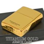 ZIPPO ジッポー 16-GOTT アーマー チタンコーティング ゴールド UNMiX 無地 金色 傷に強い ZIPPOライター シンプル 人気