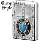 ZIPPO ジッポー ライター ターコイズスタイル タトゥーデザイン 80053 イブシ加工 ターコイズ ZIPPOライター オイルライター
