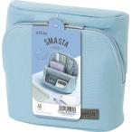 ショッピングバッグインバッグ ソニック スマ・スタ　ワイド　アッシュ　モバイル　立つバッグインバッグユートリム ブルー UT-8655-B