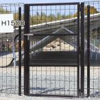  одна сторона открытие ворота H1500 темно-коричневый diy забор чай чёрный наружный вне открытие ..