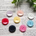 キラキラ ラメ つた模様縁取りボタン 現品限り ３０２４ 直径１３ｍｍ バラ売り ネコポス発送可能