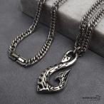  нержавеющая сталь рыба крюк колье двойной плоский цепь колье серебряный рыболовный крючок складывающийся посередине тип ... покупка 