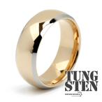 タングステン シンプル 甲丸リング デザイン 幅8mm ゴールド 金 シルバー ライン 甲丸 プレーン 金属アレルギー対応 ごつめ 専用BOX付属