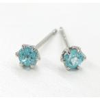 パライバトルマリン プラチナ　ピアス　BOT-PARA1