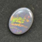 Yahoo! Yahoo!ショッピング(ヤフー ショッピング)セミブラックオパール　橙・緑　0.55ct　AAA　S-D041　《即納》　