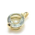 ペンダント ヘッド  グリーンアメシスト 神話カット K18ゴールド プレシーマ YK-BN025-28