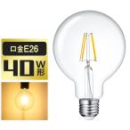 ショッピングled電球 【6個セット】LED電球 40W形 フィラメント E26 ボールG95 フィラメント電球 LEDクリア電球 エジソンランプ レトロ アンティーク照明 広配光タイプ クラシック