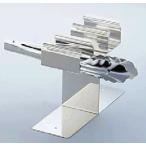 トング置き ステンレス製 Ω18-8 万能 トングスタンド ダブル (1-0502-0201)