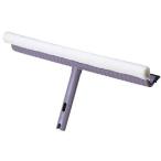 清掃用品・掃除道具 高所清掃用 窓そうじ用 スポンジ+ゴム・高性能ワイパー ワイパーハンディ　36cm　(テラモト)[CL-507-036-0] A