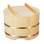 昔から使われているおひつ！ご飯を更に美味しく♪ のせふたおひつ　（サワラ）　27cm　（1升用）　(1-0704-1004)