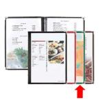 simbi меню книги обод B-ABW зеленый меню подставка * настольный автограф * меню книжка *Slim-B (1-2055-0103)