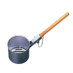 バーベキュー用品☆火起し (21cm) 脱着式 ジャンボ火起し (鋳物目皿付) 大 (1-0775-0401)