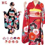 成人式HL振袖着物中振袖単品アッシュエル女性女大人/小学生絵羽柄絵羽模様レ...