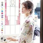 (浴衣3点セット CCM A) 浴衣 レトロ セット 浴衣セット レディース (浴衣/帯/下駄) 16colors F 181091