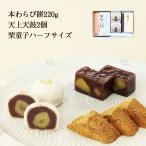 母の日 プレゼント ギフト 和菓子 本わらび餅・天上天鼓2個・栗童子ハーフサイズセット（ネット店限定販売）