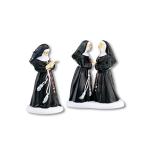 Department 56 Alpine Village Sisters Of The Abbey Set of 2 並行輸入品