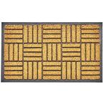 Envelor Welcome Outdoor Doormat Non Slip Coir Natural Rubber Floor Mat Shoe