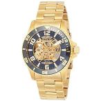 腕時計 Invicta Men's Objet D'Art 42mm Gold Tone Stainless Steel Automatic Watch, G