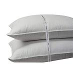 ソフトGoose Down Pillow – 500 Thread Countコットンシェル、Firm Standard/Queen (1 Singl