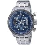 腕時計 Invicta Men's Aviator 48mm Stainless Steel Chronograph Quartz Watch, Silver
