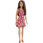 Barbie Doll Red Background Dress