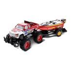 Mozlly Red Monster Truck with Boat Powerful Red Monster Truck with Boat - V 並行輸入品