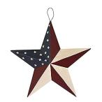 Attractionデザインメタル7月の第4 Patrotic Old Glory American Flag Barn Star