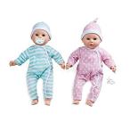 Melissa &amp; Doug Mine to Love Twins Luke &amp; Lucy 15” Light Skin-Tone Boy and G