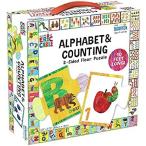 Eric Carle 2-Sided Floor Puzzle-Alphabet And Counting -EC33835 並行輸入品