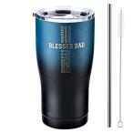 Dad Tumbler - Blessed Dad - Dad Birthday Gift from Daughter or Son - 20 Oz 並行輸入品