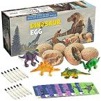 Dinosaur Toys, Dinosaur Egg Dig Kit Kids- Surprise Eggs Pack with 12 Unique 並行輸入品