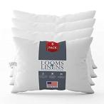 Looms &amp; Linens Hotel Luxury Sleeping Pillows 20 x 30-6-Pack Queen Bed Pillo