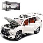 Yahoo! Yahoo!ショッピング(ヤフー ショッピング)絶妙な車モデル 1/24 レクサス 570 オフロード 高級SUVモデルカー、亜鉛合金プルバック おもちゃの車 サウンドとライト付き 子供 男の子 女 並行輸入品