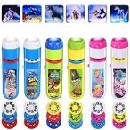 6 Pack Slide Projector Flashlight with 144 Patterns, Kids Projector Torches 並行輸入品