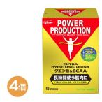 ショッピングbcaa グリコ クエン酸&BCAA 4箱 パワープロダクション エキストラハイポトニックドリンク 筋持久系 グレープフルーツ味 1袋(12.4g)×10本