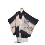 ショッピングレンタル 七五三 レンタル 5歳 貸衣裳 正絹 5才着物レンタル 753 5歳袴 5歳男の子袴 黒鷹 110cm~120cm 袴レンタル お宮参り 豪華 フルセット 卒園式  正月 結婚式