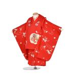  "Семь, пять, три" девочка . ткань в аренду кимоно 3 лет женщина .. ткань комплект 3 лет . ткань 90cm~100cm полный комплект три лет . костюм передний .. красный классика 753 Kids Новый год tabi подарок бесплатная доставка 