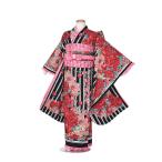 七五三 レンタル 着物 7歳 女の子 フルセット 七歳 ピンク 115cm~125cm 753子供 貸衣装 前撮り 和装 記念撮影 お正月 足袋プレゼント 往復送料無料 メゾピアノ