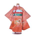  "Семь, пять, три" в аренду девочка полный комплект кимоно 3 лет женщина . кимоно комплект пояс оби мусуби японский костюм три лет 753 в аренду красный диафрагмирования передний .. Kids 95cm~105cm Новый год tabi подарок бесплатная доставка 