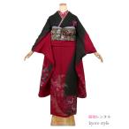 振袖 レンタル 成人式 結婚式 フルセット パーティー 結納 お正月 振袖レンタル 赤 貸衣裳 着物 レンタル 女性 レディース レッド 薔薇 バラ 72008