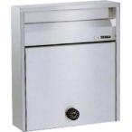 ショッピング送 HSK ハッピー金属 ファミールポスト 680-UK ヘアーライン（奥行きスリム外掛専用ダイヤル錠付きポスト）ハッピーポスト680UK 送