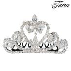  украшение для волос Tiara серебряный mountain Heart прозрачный сделано в Китае аксессуары для волос Mai шт. .. платье 