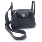 HERMES エルメス リンディ ミニ 20 トリヨンクレマンス ネイビー 2WAYバッグ ハンドバッグ ショルダーバッグ 【中古】