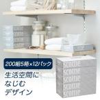 スコッティ ティッシュペーパー 400枚 (200組) 5箱×12パック scottie ティッシュ ケース ティシュー まとめ買い 60箱 送料無料 00115