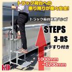 トラック 荷台 昇降 ステップ  手すり付き あおり ハシゴ ステップス 3-DS