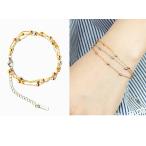 aa0107 送料無料 レディース ゴールドカラー シルバーカラー ピンクゴールドカラー シンプル 華奢 エレガント 3連チェーン ブレスレット