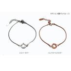 aa0206 送料無料 レディース ステンレス製 キュービックジルコニア シルバー ピンクゴールド シンプルデザイン ブレスレット