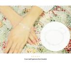 Yahoo! Yahoo!ショッピング(ヤフー ショッピング)aa0326 送料無料 レディース シンプル 華奢 上品 可愛い シルバー色 プラチナ色 ボールチェーン 十字架 クロスモチーフ チャームタイプ 銅合金 ブレスレット