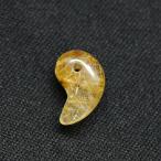 ゴールドルチルクォーツ勾玉天然石金...